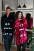 Snuggs Blanket Hoodie Dark Red Monster